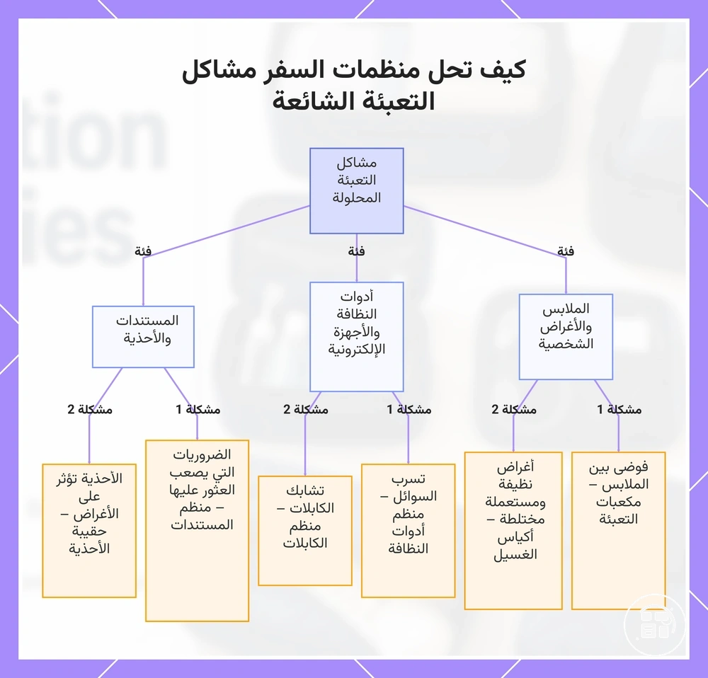 كيف تحل منظمات السفر مشاكل التعبئة الشائعة