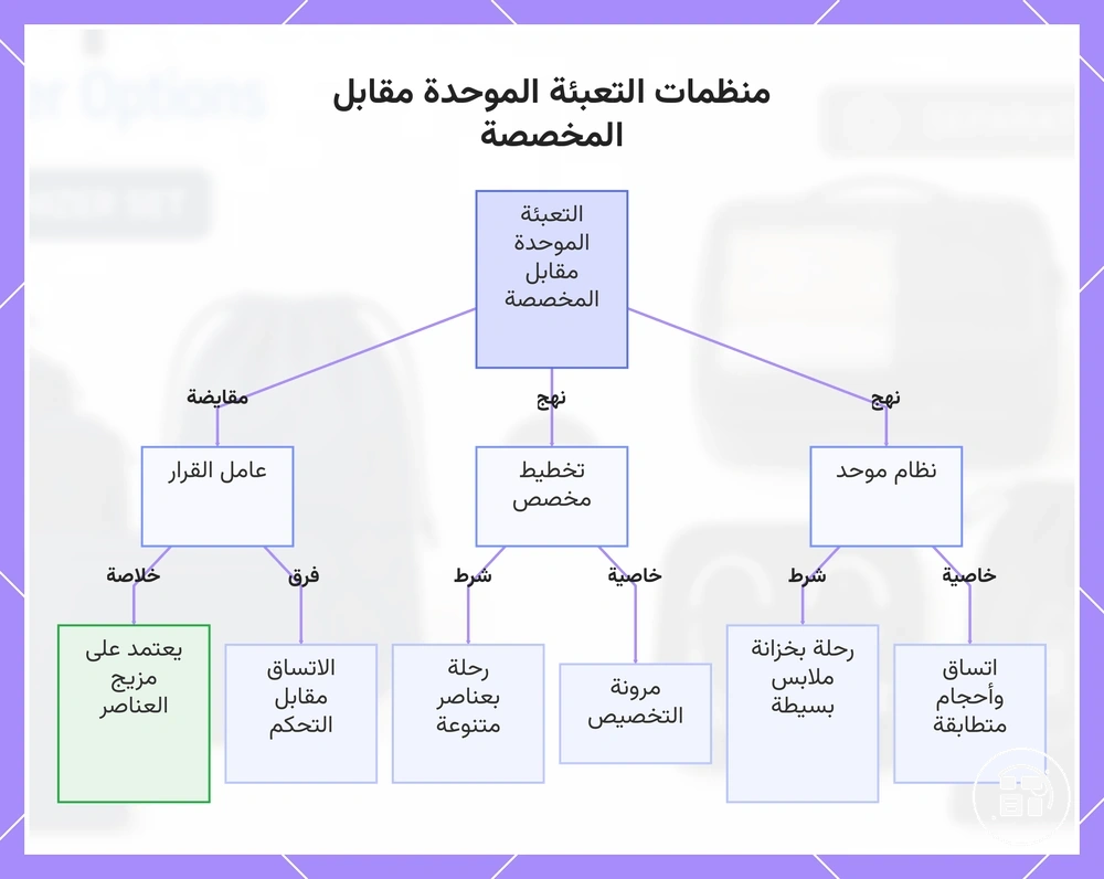 منظمات التعبئة الموحدة مقابل المخصصة