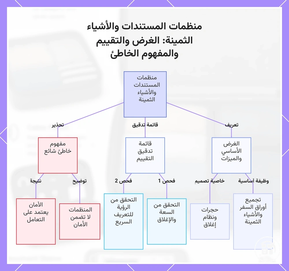منظمات المستندات والأشياء الثمينة: الغرض والتقييم والمفهوم الخاطئ