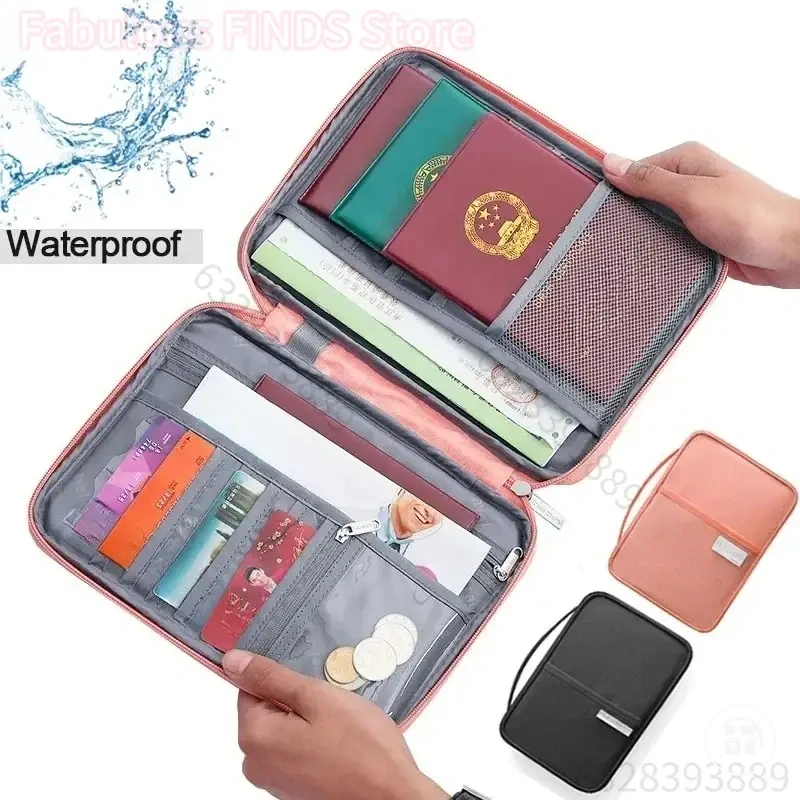 Wasserdichte Pass-Tasche für Familiendokumente