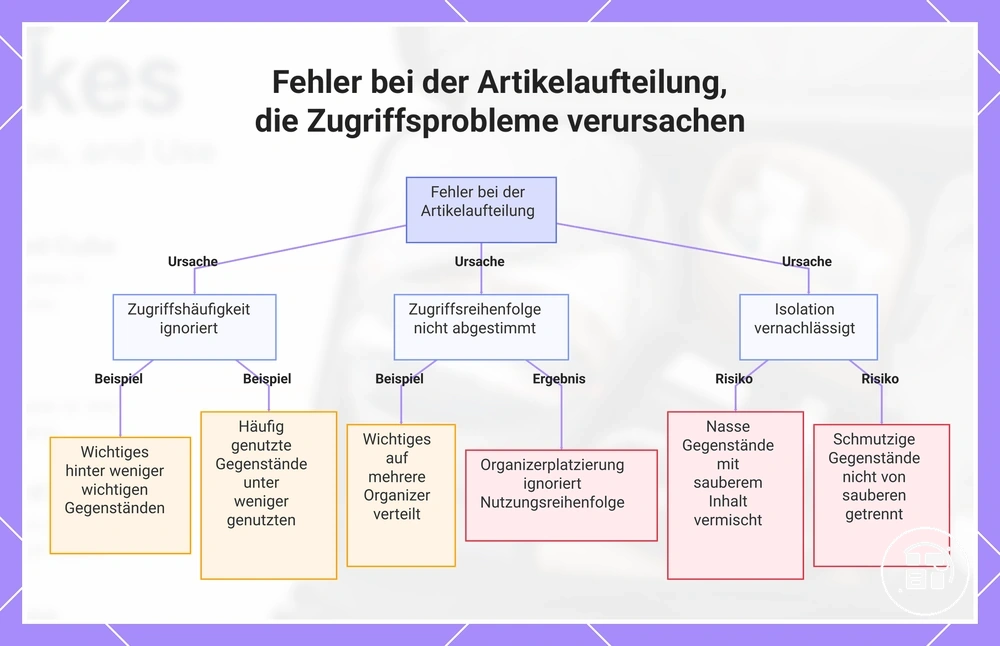 Fehler bei der Artikelaufteilung, die Zugriffsprobleme verursachen