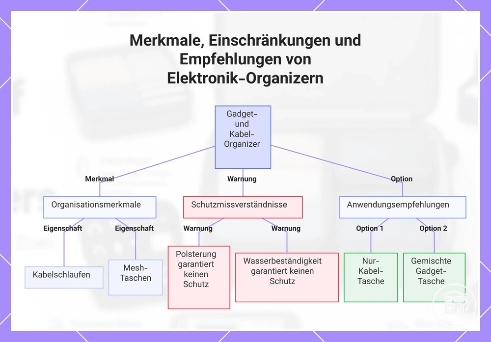 Merkmale, Einschränkungen und Empfehlungen von Elektronik-Organizern