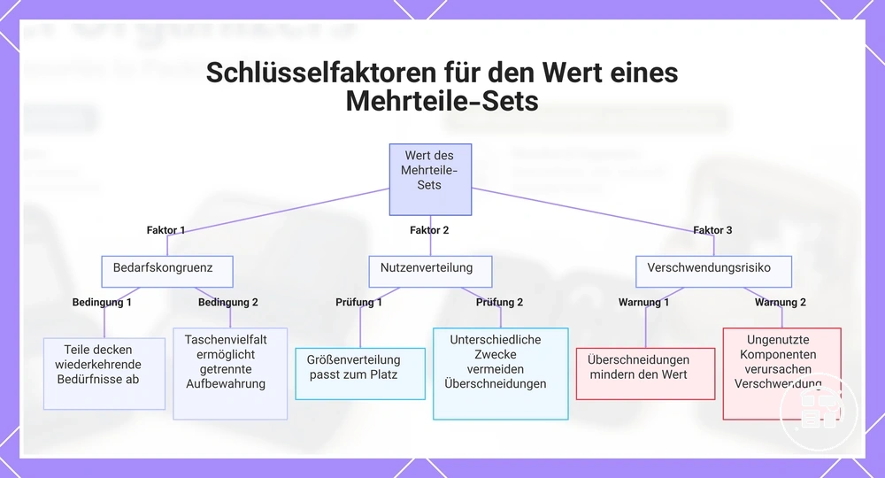 Schlüsselfaktoren für den Wert eines Mehrteile-Sets