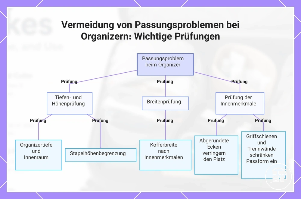 Vermeidung von Passungsproblemen bei Organizern: Wichtige Prüfungen