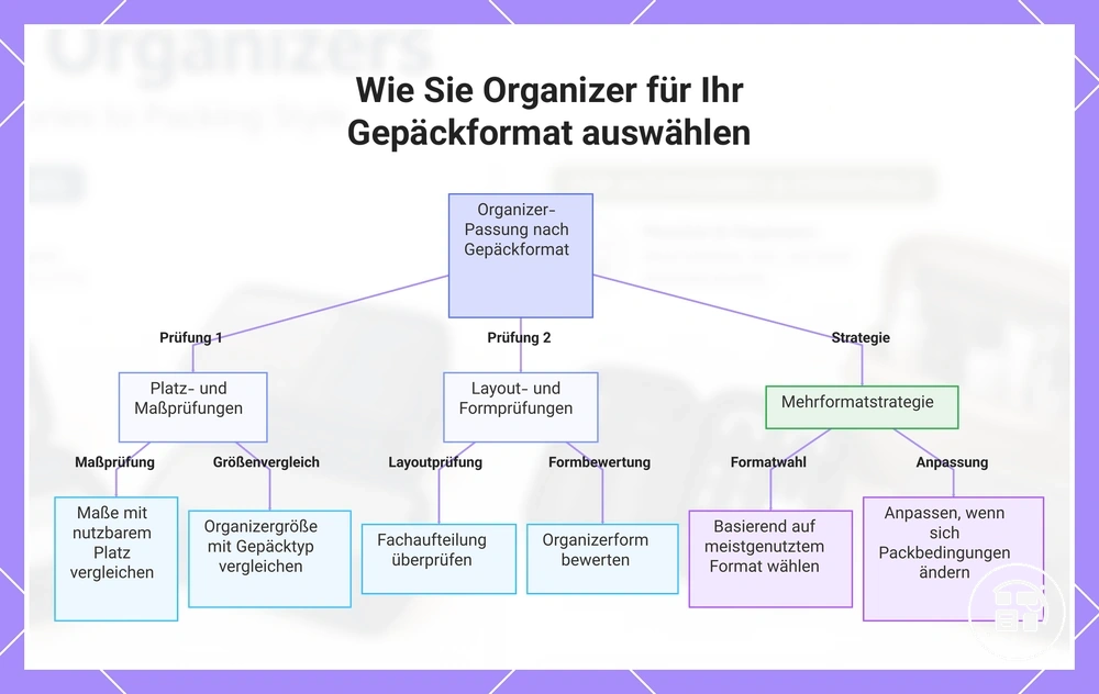 Wie Sie Organizer für Ihr Gepäckformat auswählen