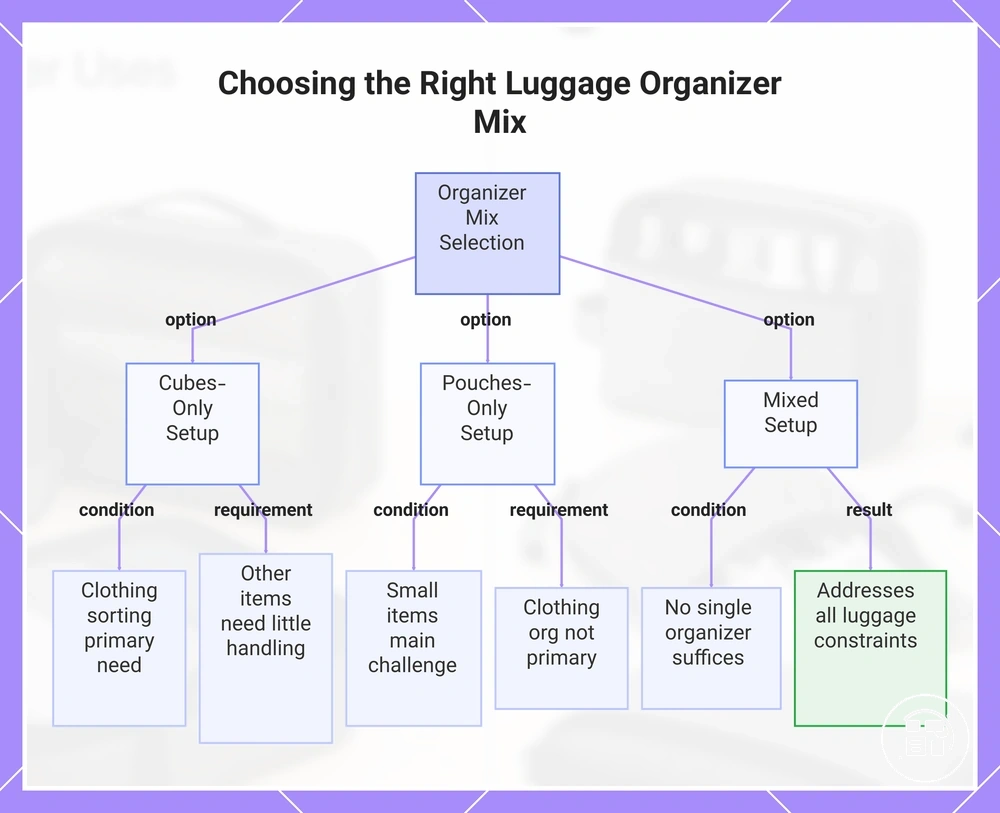 Choosing the Right Luggage Organizer Mix
