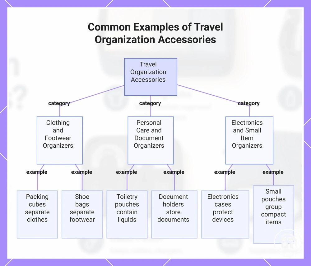 Common Examples of Travel Organization Accessories