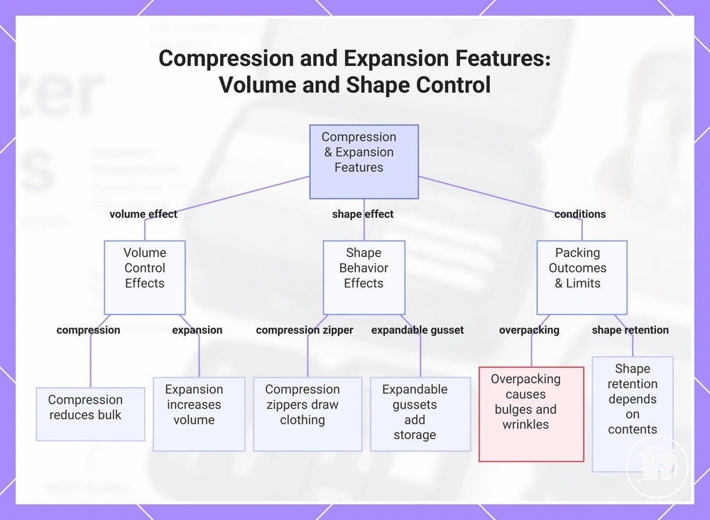 Compression and Expansion Features: Volume and Shape Control