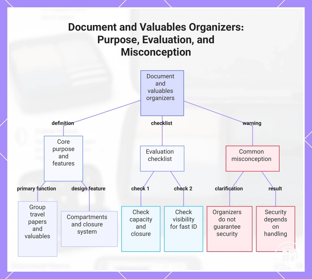 Document and Valuables Organizers: Purpose, Evaluation, and Misconception