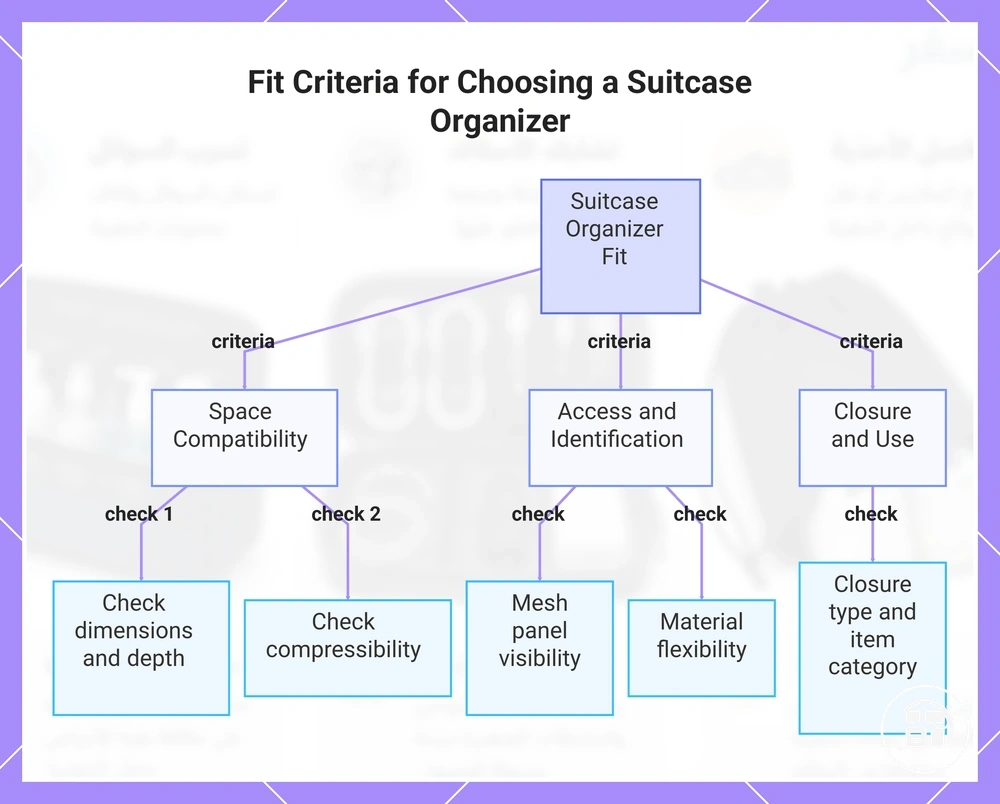 Fit Criteria for Choosing a Suitcase Organizer
