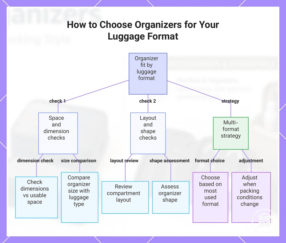 How to Choose Organizers for Your Luggage Format