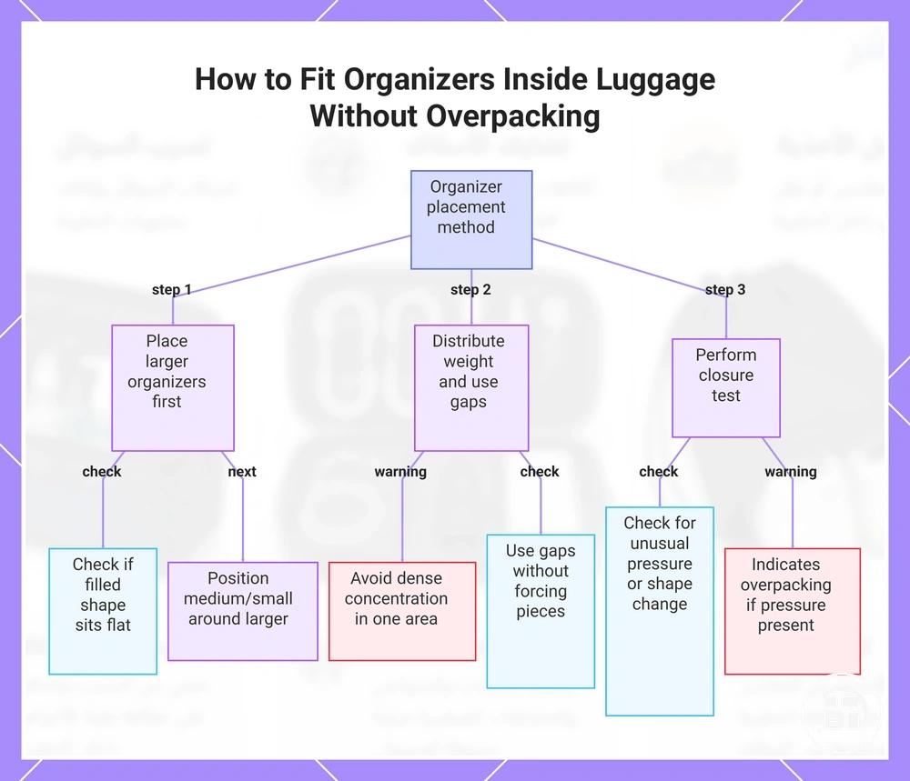 How to Fit Organizers Inside Luggage Without Overpacking