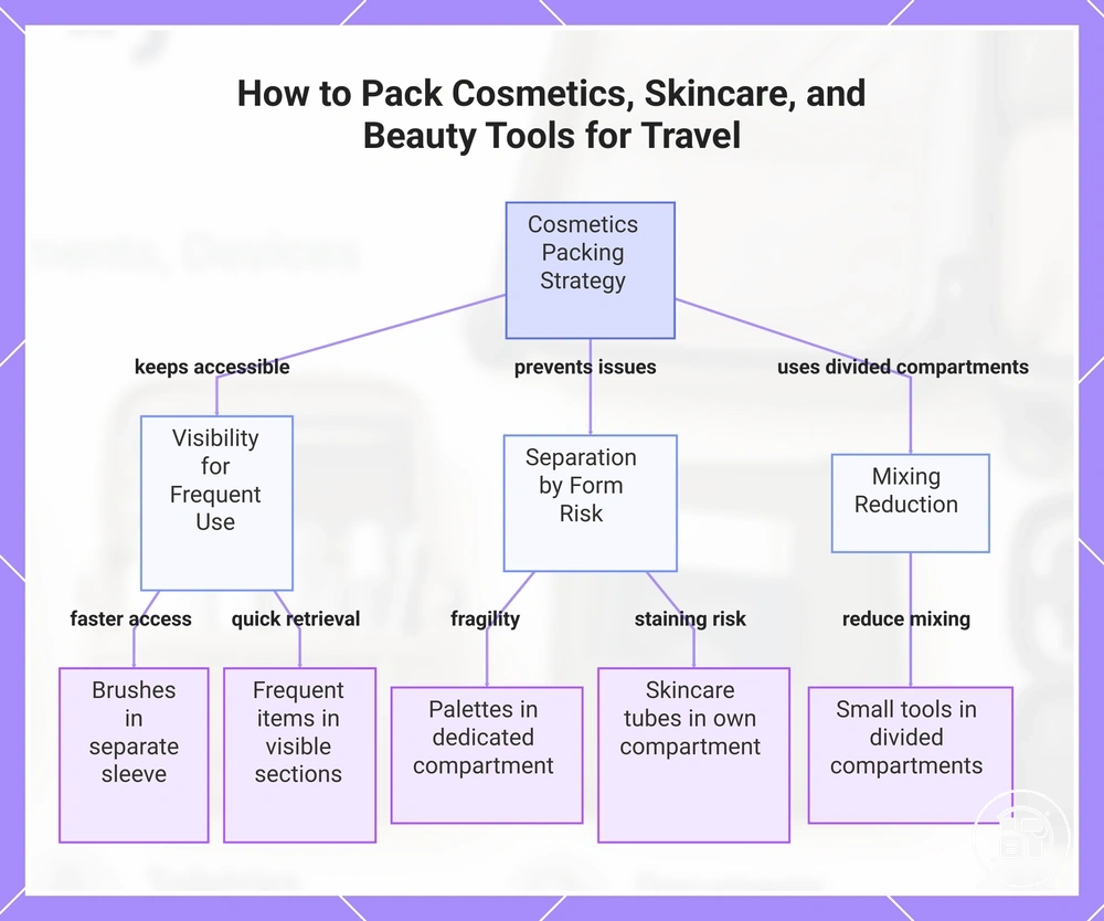 How to Pack Cosmetics, Skincare, and Beauty Tools for Travel