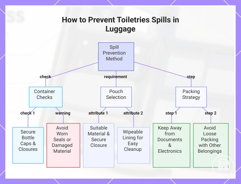 How to Prevent Toiletries Spills in Luggage