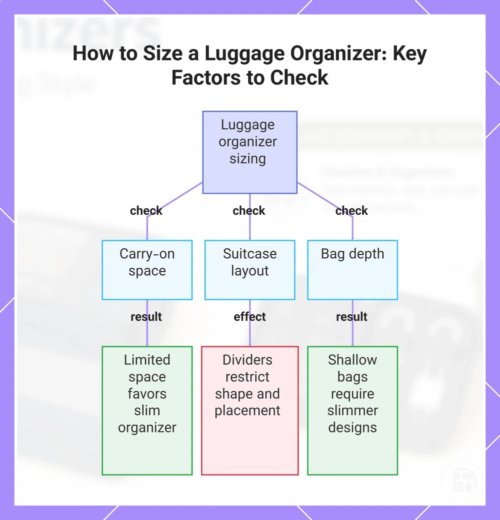 How to Size a Luggage Organizer: Key Factors to Check