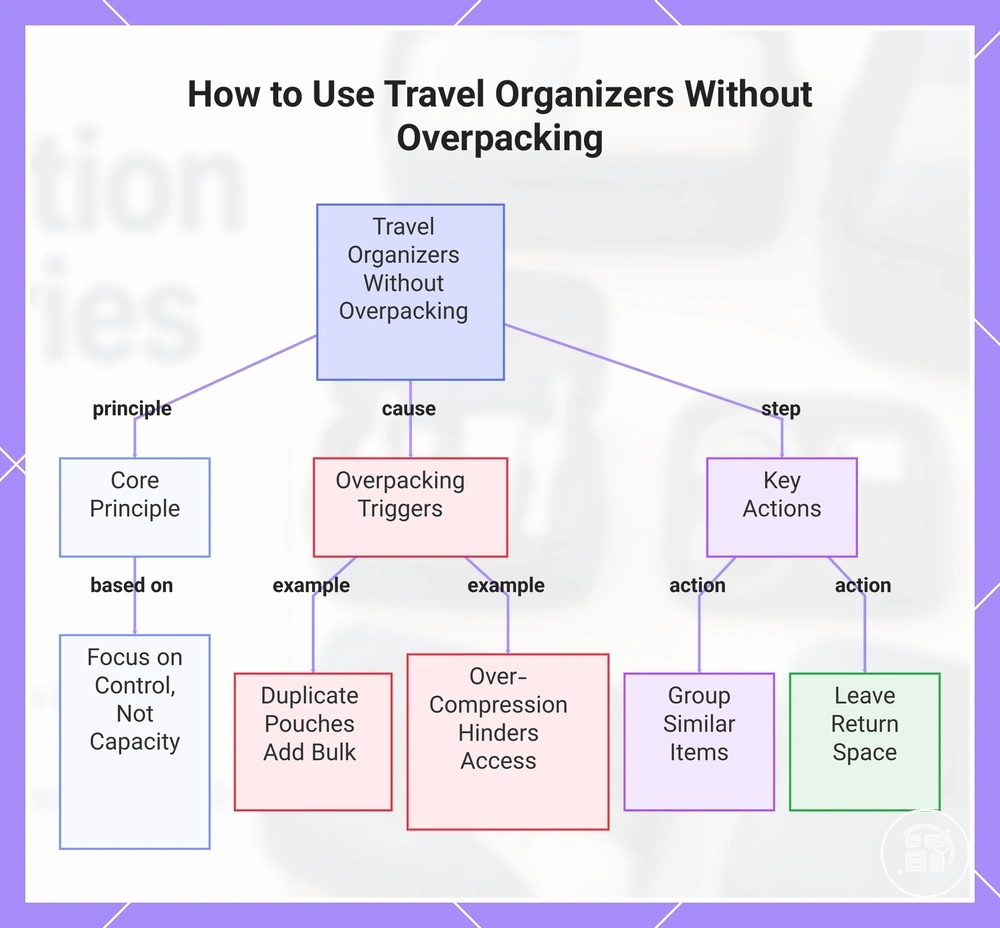 How to Use Travel Organizers Without Overpacking
