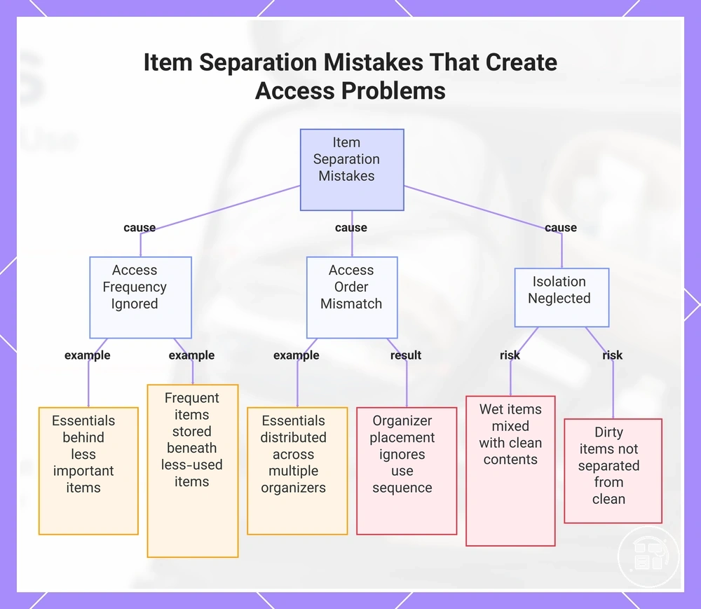 Item Separation Mistakes That Create Access Problems