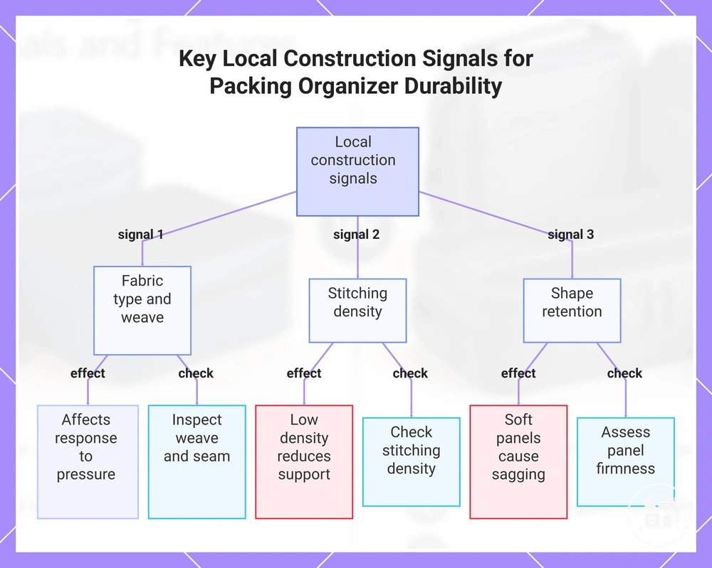Key Local Construction Signals for Packing Organizer Durability