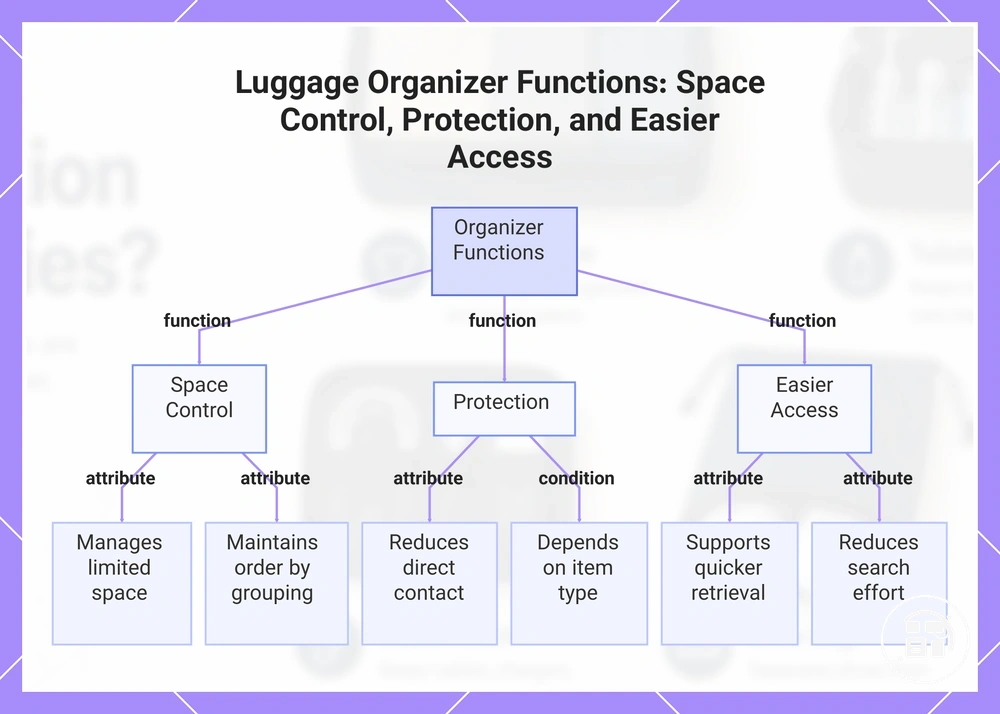 Luggage Organizer Functions: Space Control, Protection, and Easier Access