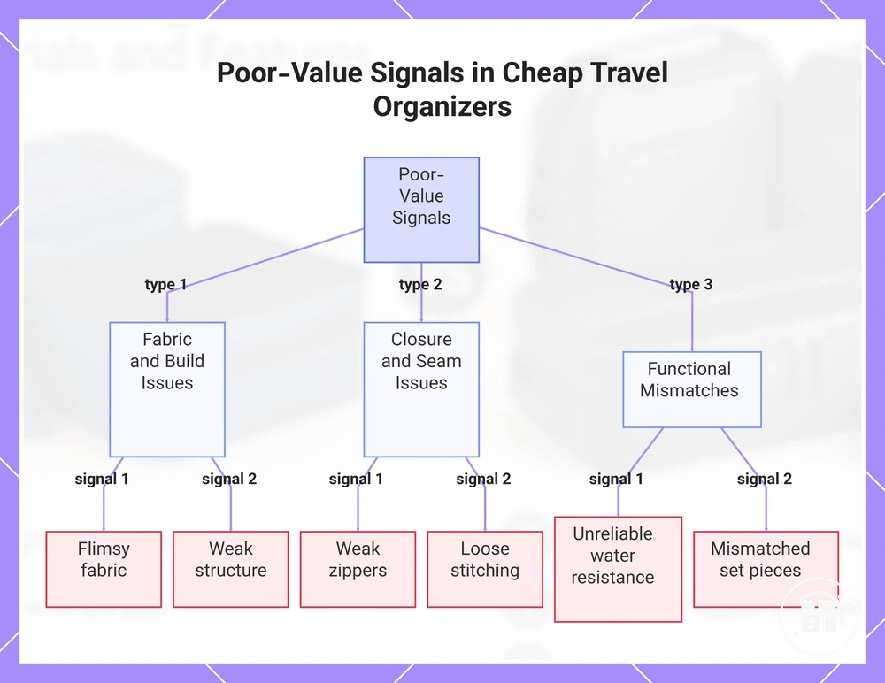 Poor-Value Signals in Cheap Travel Organizers