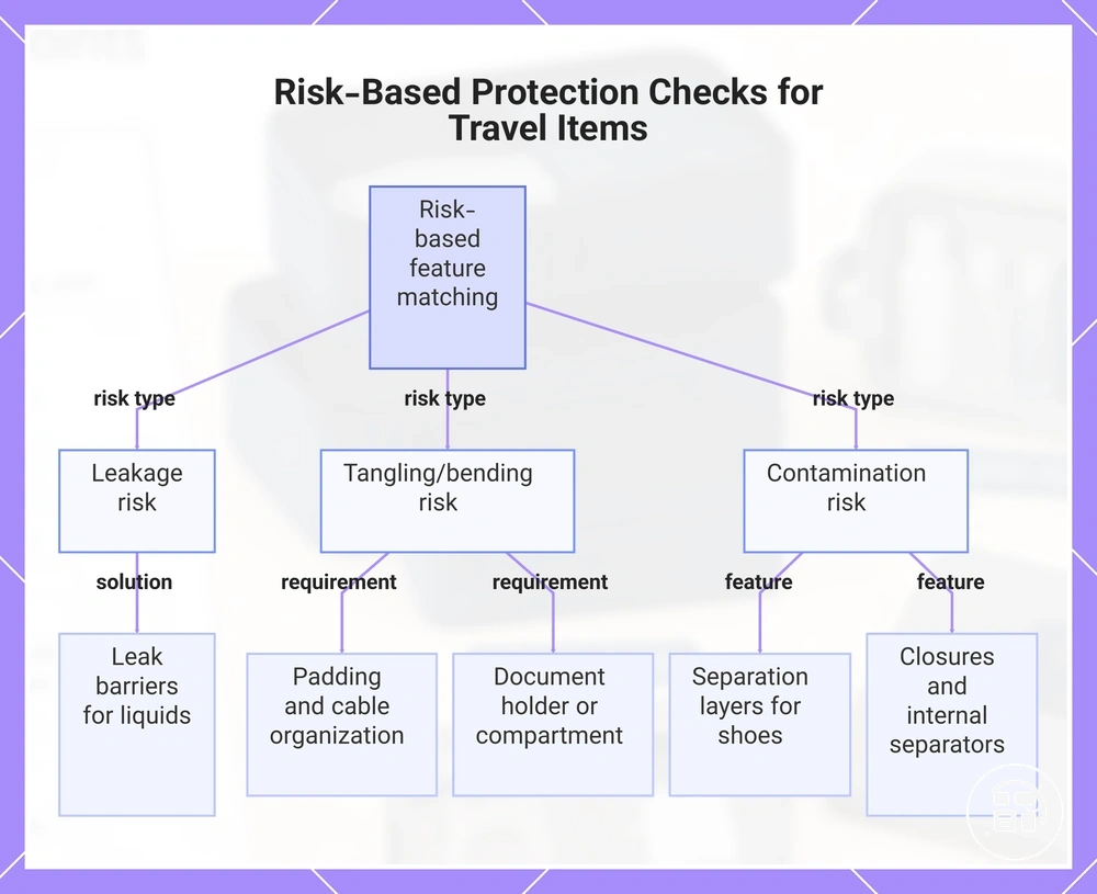 Risk-Based Protection Checks for Travel Items