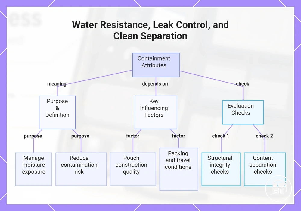 Water Resistance, Leak Control, and Clean Separation
