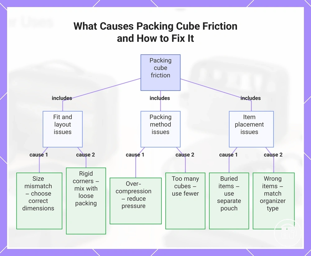 What Causes Packing Cube Friction and How to Fix It