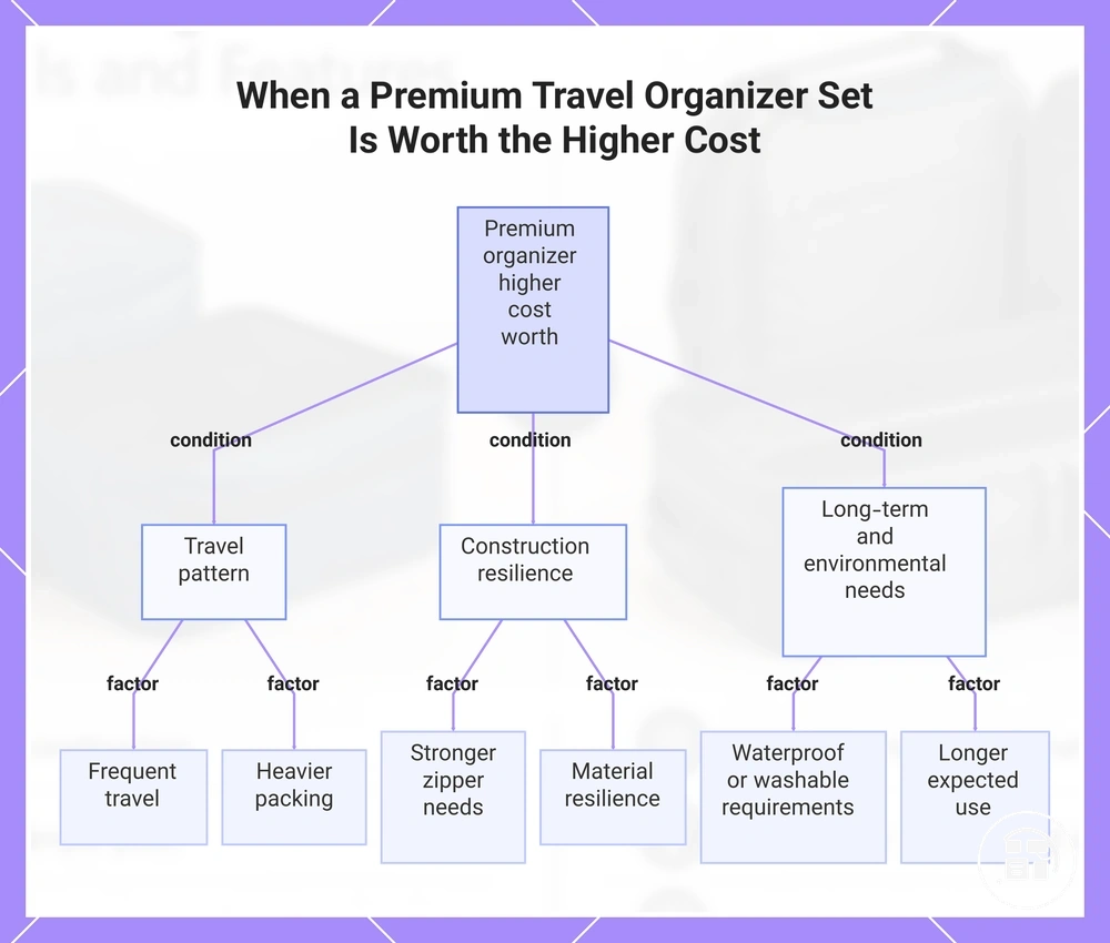 When a Premium Travel Organizer Set Is Worth the Higher Cost