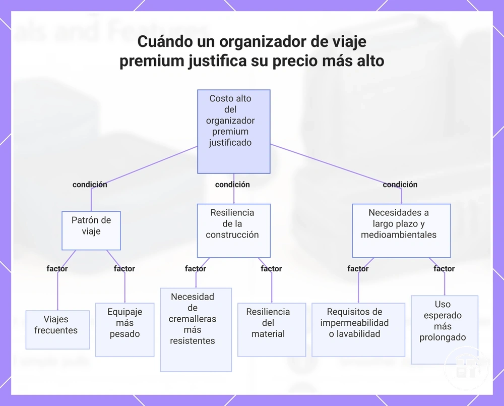 Cuándo un organizador de viaje premium justifica su precio más alto