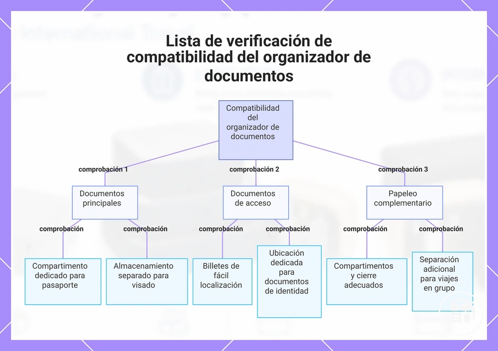 Lista de verificación de compatibilidad del organizador de documentos