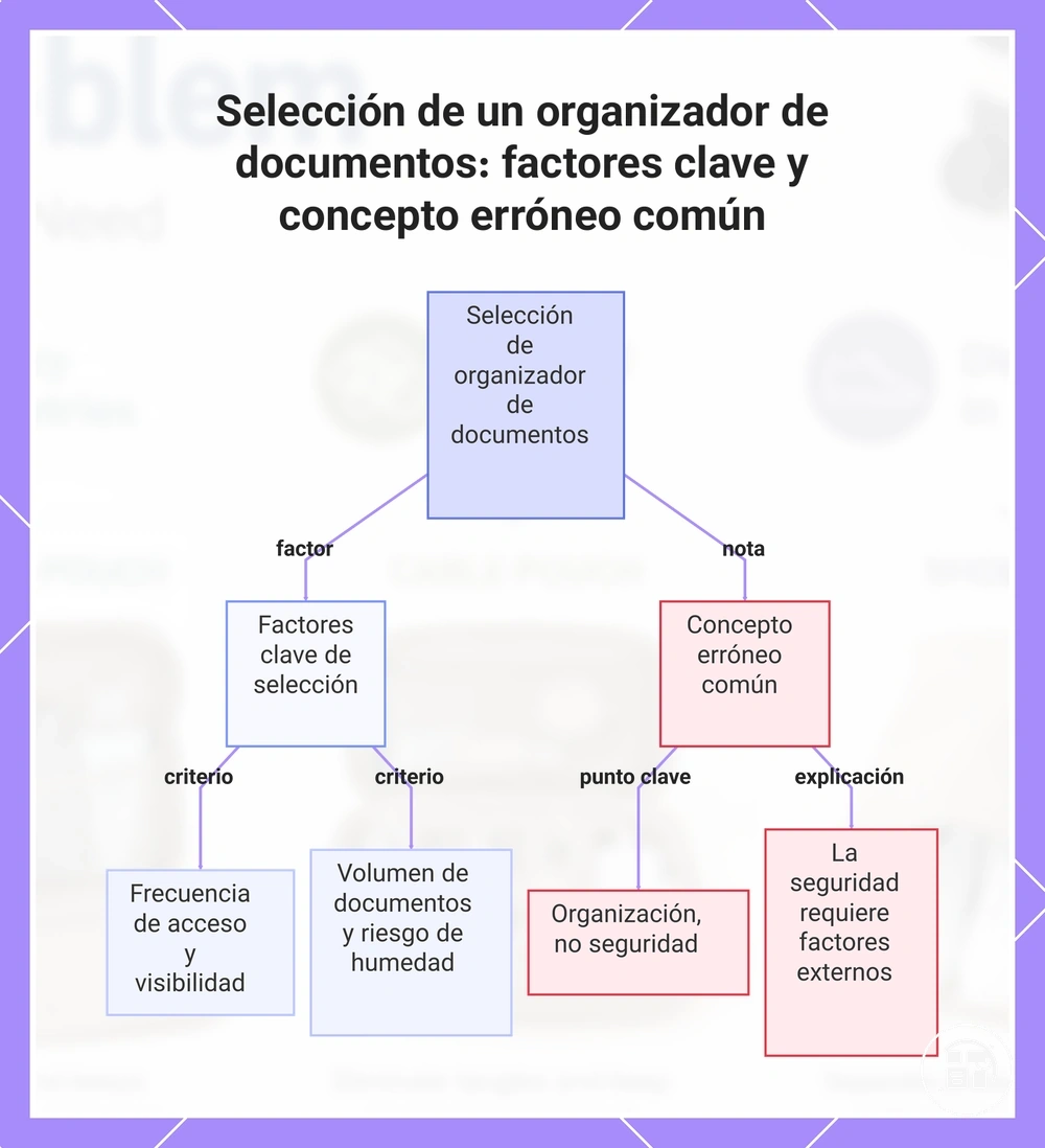 Selección de un organizador de documentos: factores clave y concepto erróneo común