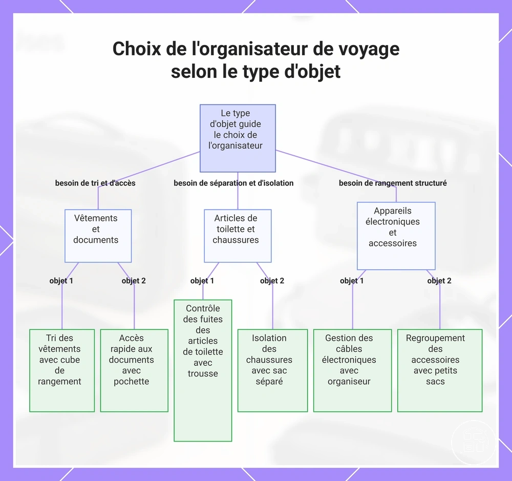 Choix de l'organisateur de voyage selon le type d'objet