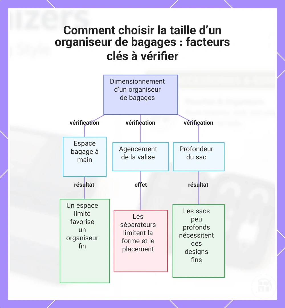 Comment choisir la taille d’un organiseur de bagages : facteurs clés à vérifier