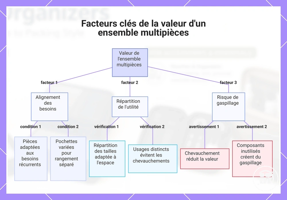 Facteurs clés de la valeur d'un ensemble multipièces