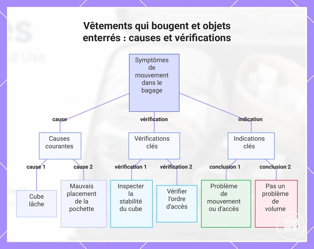 Vêtements qui bougent et objets enterrés : causes et vérifications