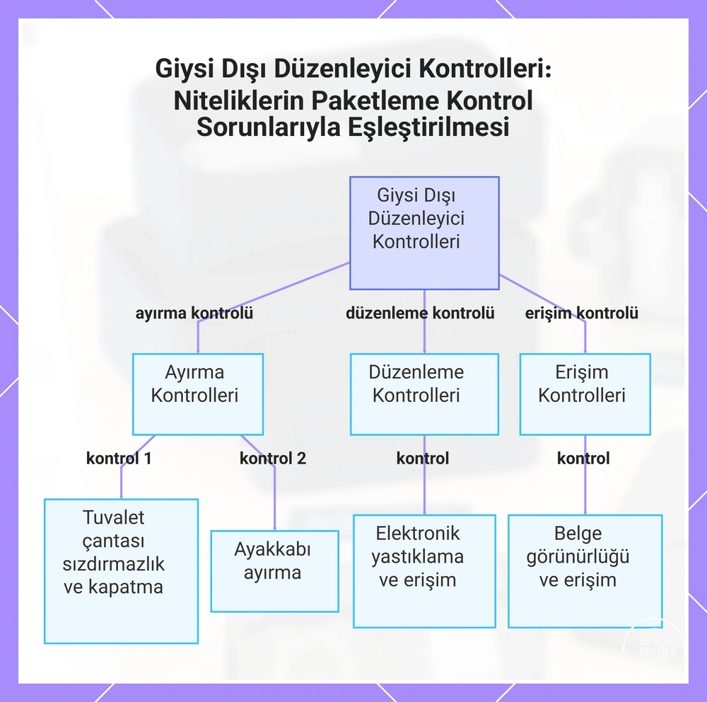 Giysi Dışı Düzenleyici Kontrolleri: Niteliklerin Paketleme Kontrol Sorunlarıyla Eşleştirilmesi