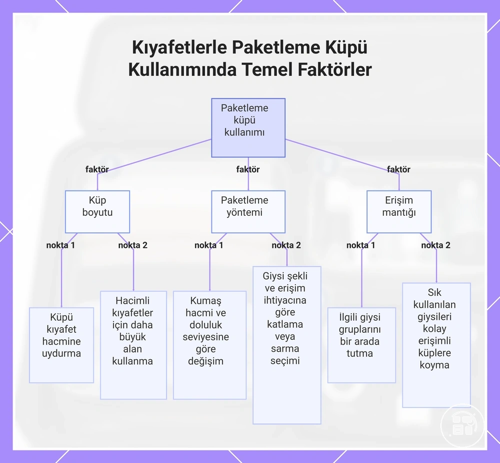 Kıyafetlerle Paketleme Küpü Kullanımında Temel Faktörler