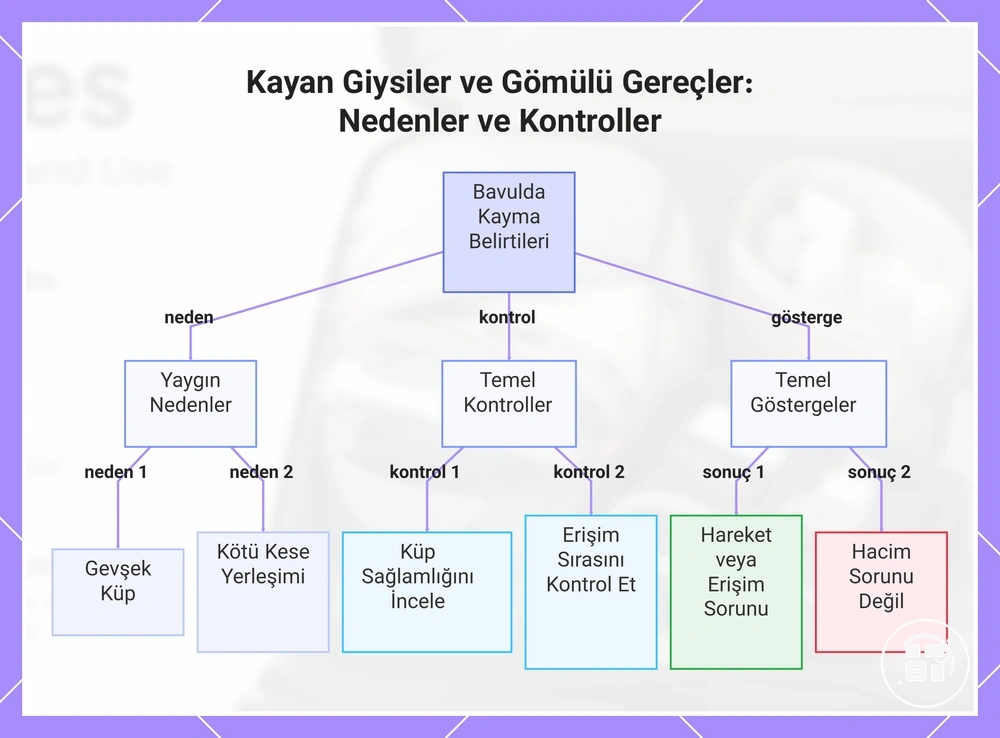 Kayan Giysiler ve Gömülü Gereçler: Nedenler ve Kontroller