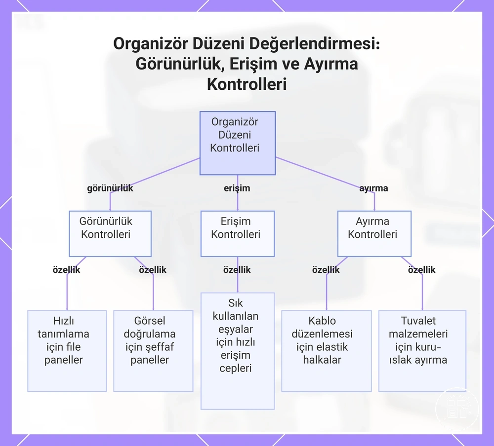 Organizör Düzeni Değerlendirmesi: Görünürlük, Erişim ve Ayırma Kontrolleri