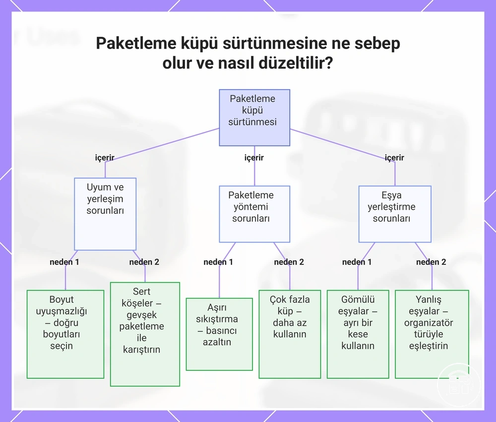 Paketleme küpü sürtünmesine ne sebep olur ve nasıl düzeltilir?