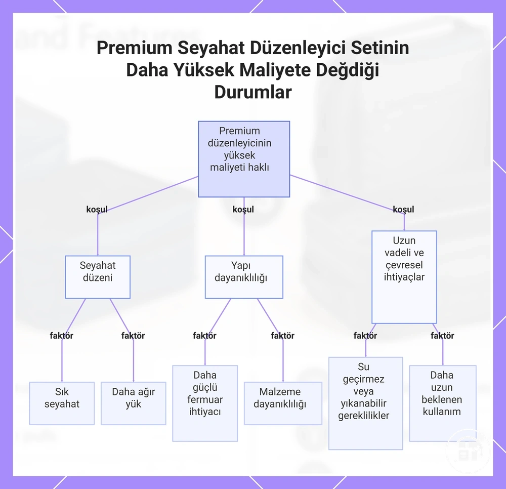 Premium Seyahat Düzenleyici Setinin Daha Yüksek Maliyete Değdiği Durumlar