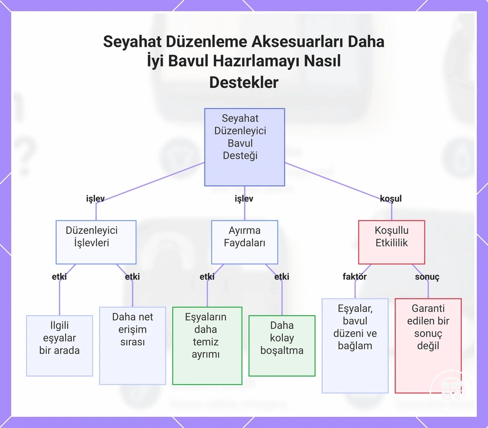 Seyahat Düzenleme Aksesuarları Daha İyi Bavul Hazırlamayı Nasıl Destekler