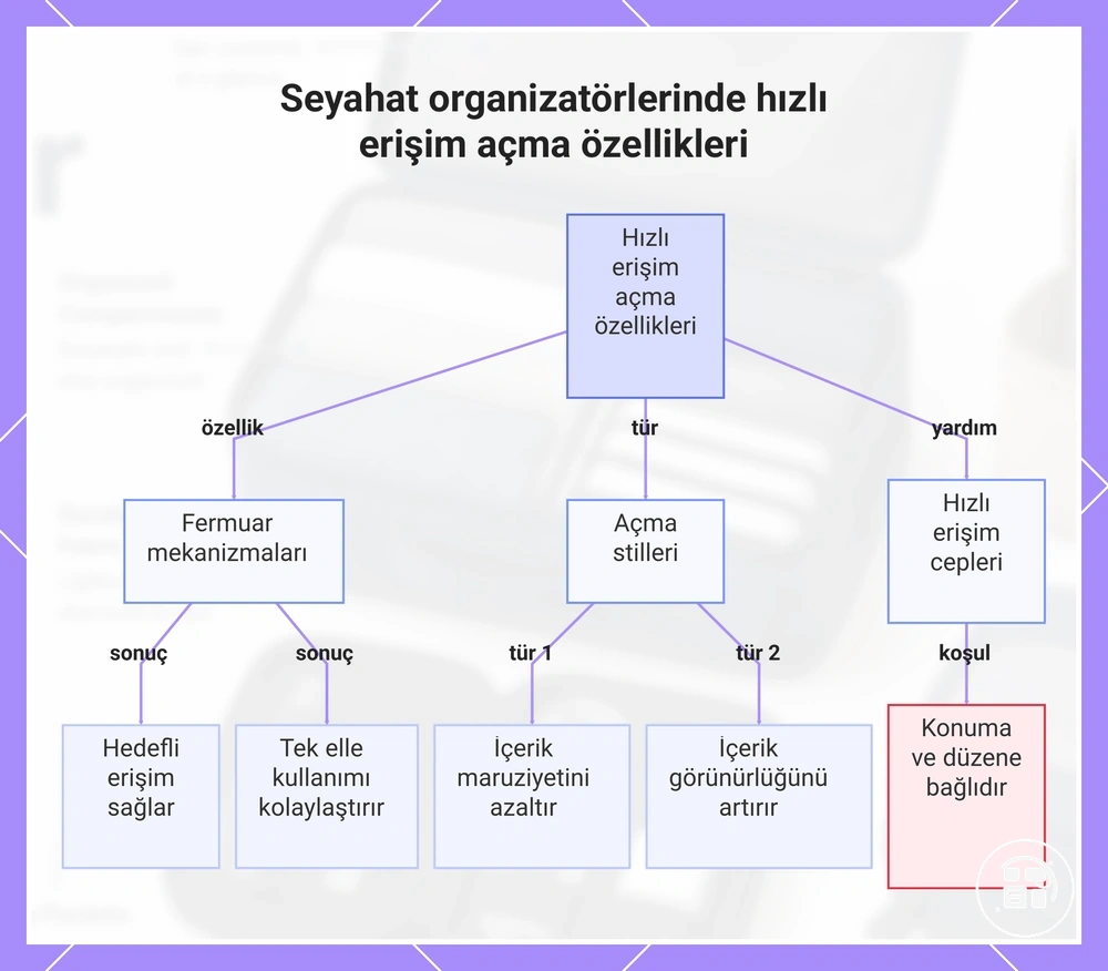 Seyahat organizatörlerinde hızlı erişim açma özellikleri